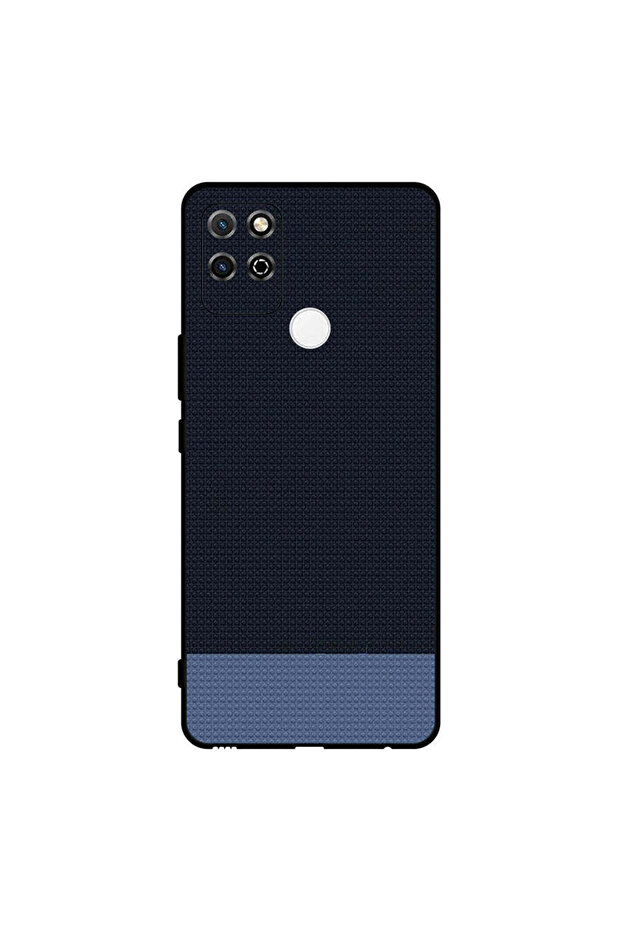 غطاء حماية لهاتف Honor Play 5T بنقشة أشكال منقطة باللون الأزرق