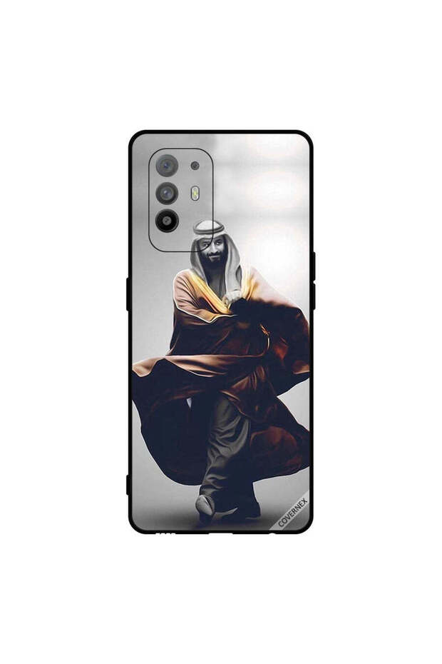 غطاء حماية لهاتف Oppo A95 محمد بن سلمان يمشي