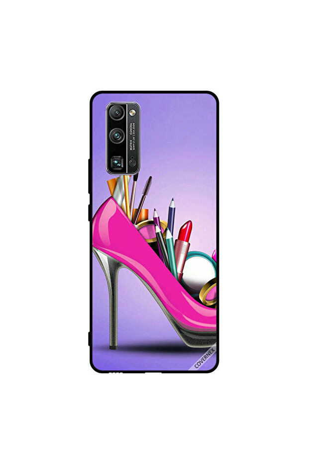 غطاء حماية لهاتف Honor 30 Pro+ حذاء مع مكياج