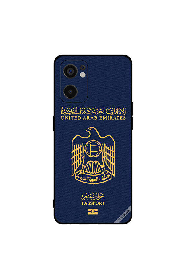 غطاء حماية لهاتف Oppo Reno7 SE 5G جواز سفر الإمارات العربية المتحدة 2