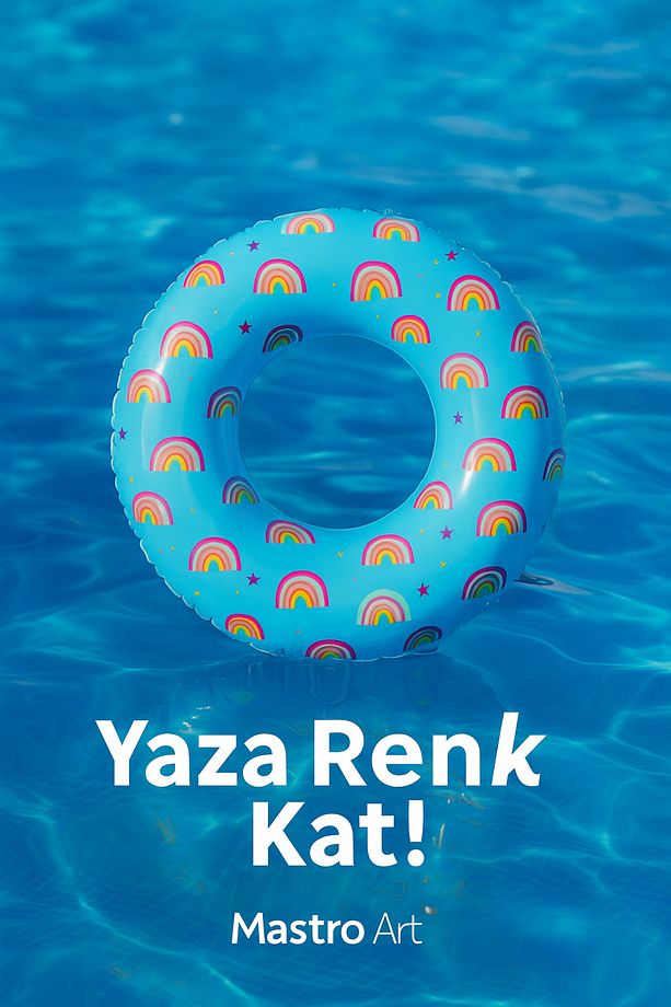 İntex Desenli Simit 3 Model 81 cm 8+ Yaş - 2