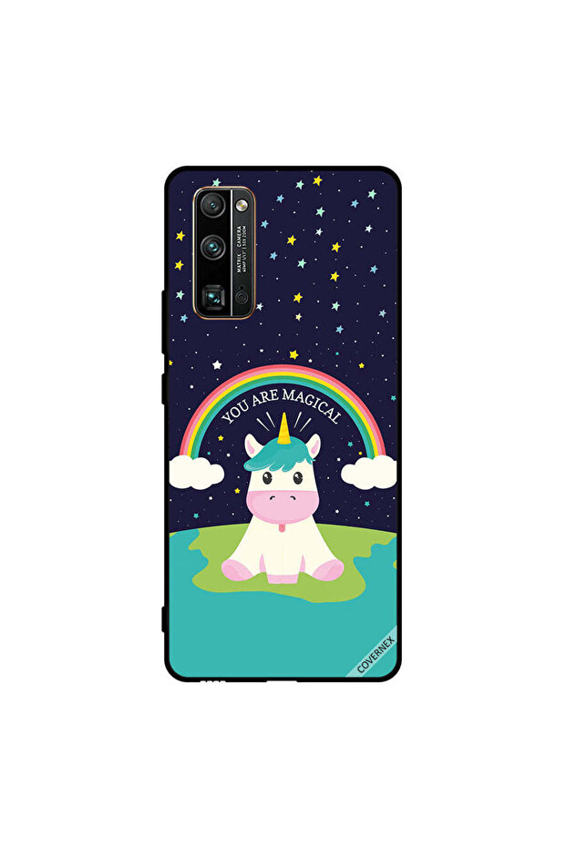 غطاء حماية لهاتف Honor 30 Pro بتصميم وحيد القرن السحري