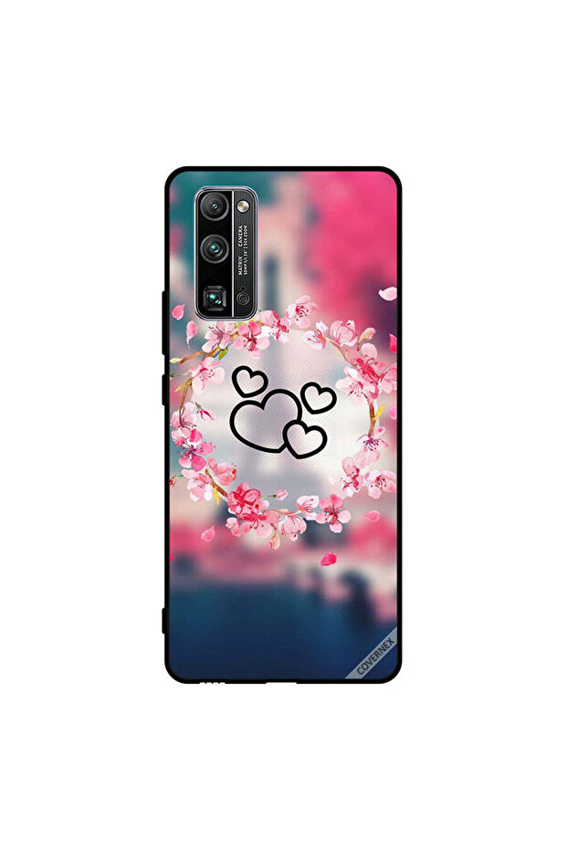 غطاء حماية لهاتف Honor 30 Pro+ قلوب سوداء