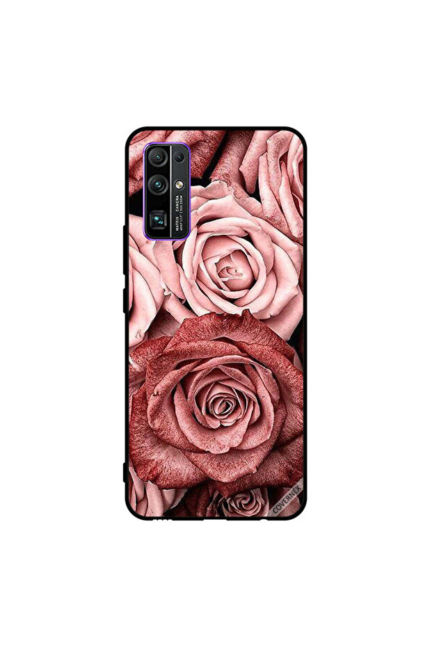 غطاء حماية لهاتف Honor 30 بنقشة زهور الخوخ