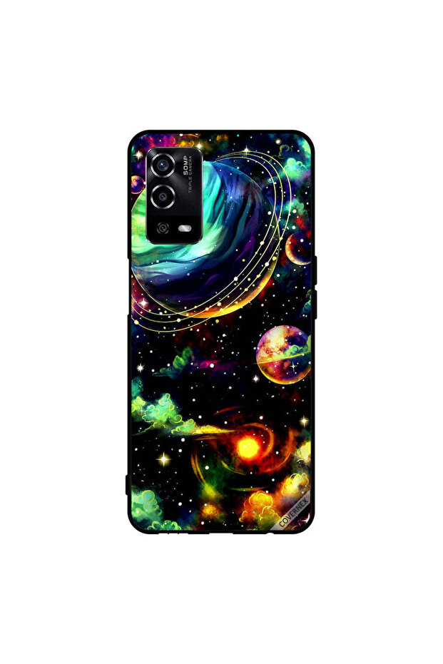 غطاء حماية لهاتف Oppo A55/56 - نباتات زحل