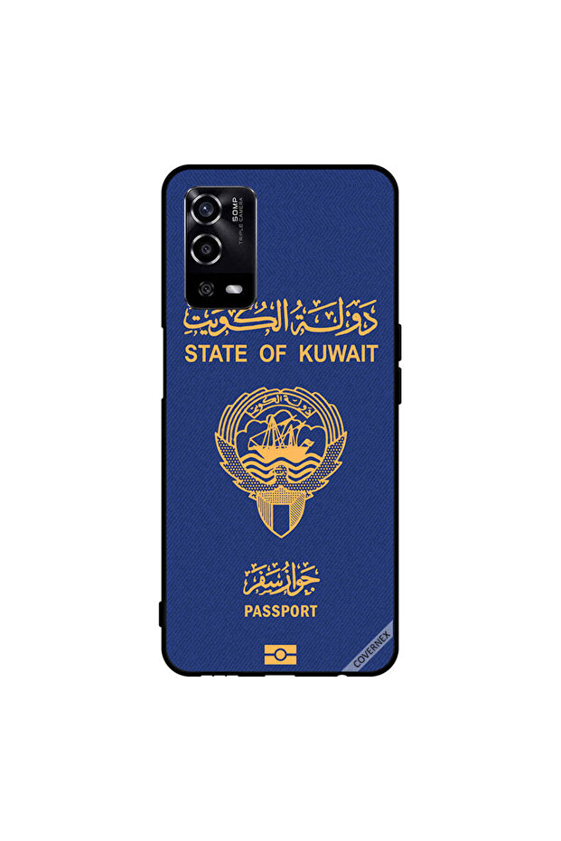 غطاء حماية لهاتف Oppo A55/56 جواز سفر الكويت