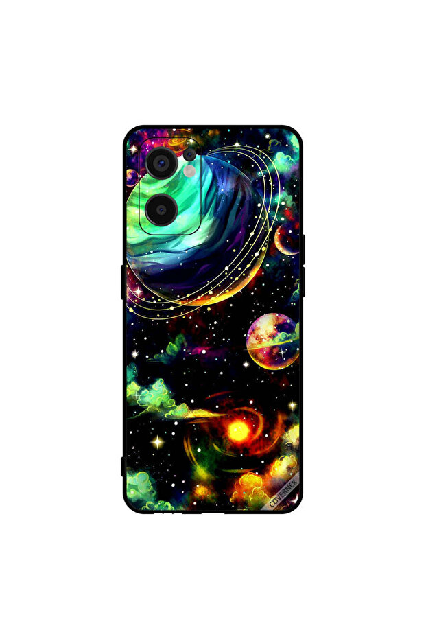 غطاء حماية لهاتف Oppo Reno7 SE 5G، نباتات زحل