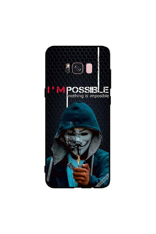 غطاء حماية لهاتف سامسونج جالاكسي S8+ - أنا ممكن، لا شيء مستحيل