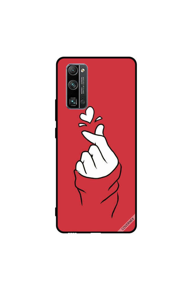 غطاء حماية لهاتف Honor 30 Pro+ Snap Love أحمر