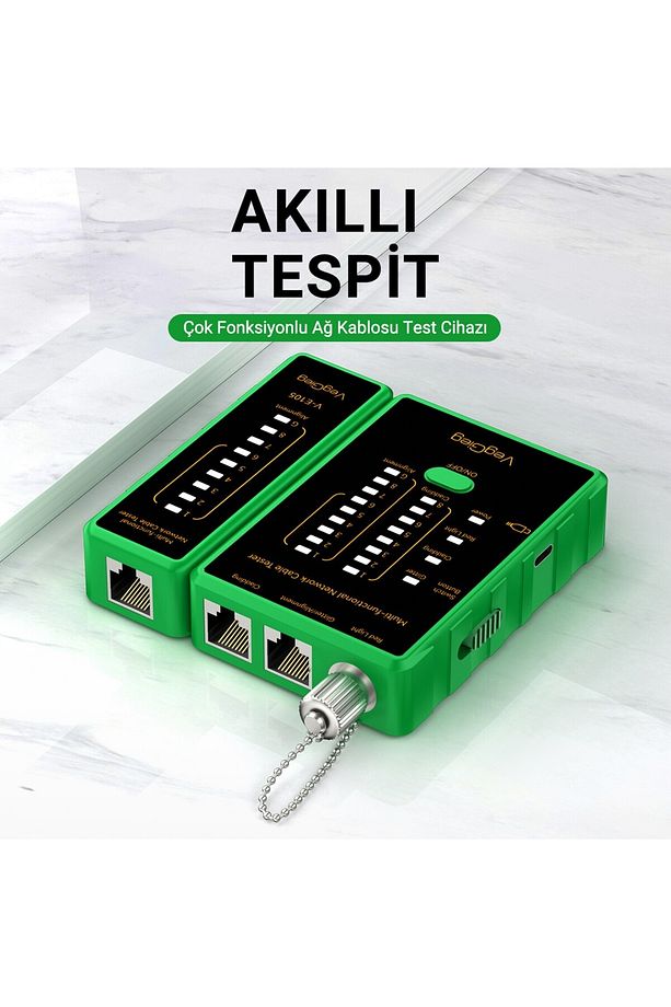 Multi Fonksiyonel Fiber Optik Rj45 Rj11 Bnc Network Ethernet Ağ Kablo Test Cihazı Tracker - 3