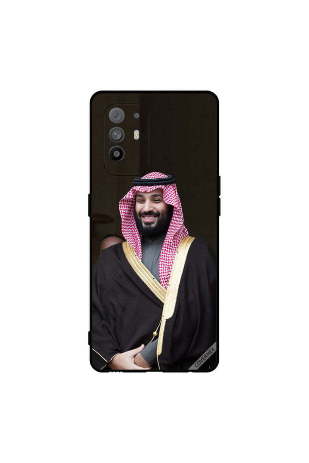 غطاء حماية لهاتف أوبو A95 محمد بن سلمان مبتسمًا