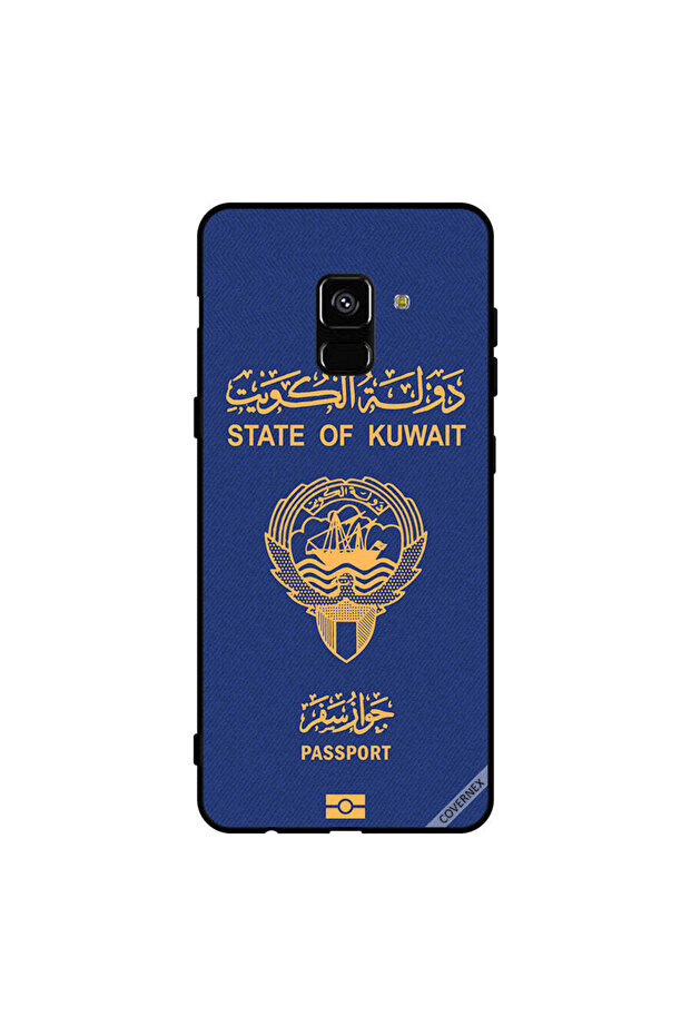 غطاء حماية لهاتف سامسونج جالاكسي A8+ (2018) جواز سفر الكويت