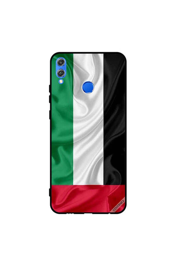غطاء حماية لهاتف Honor 8X بطبعة علم الإمارات العربية المتحدة