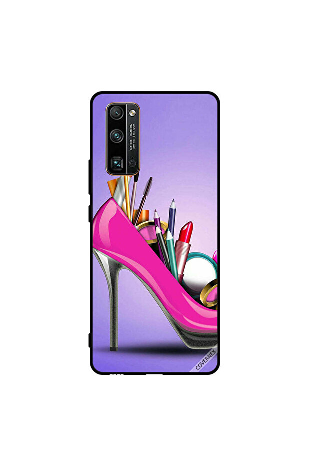 غطاء حماية لهاتف Honor 30 Pro حذاء مع مكياج