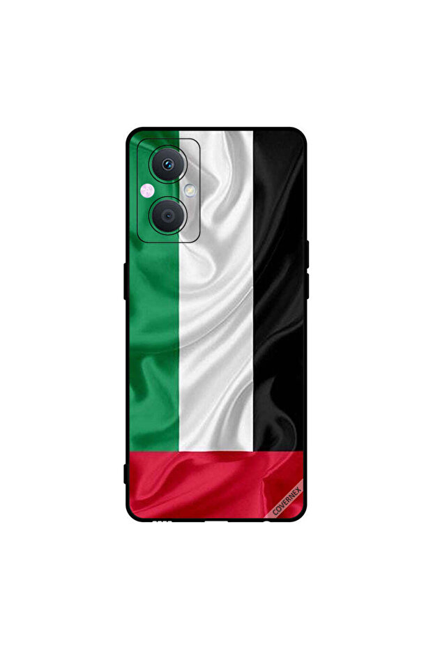 غطاء حماية لهاتف Oppo A96 بطبعة علم الإمارات العربية المتحدة