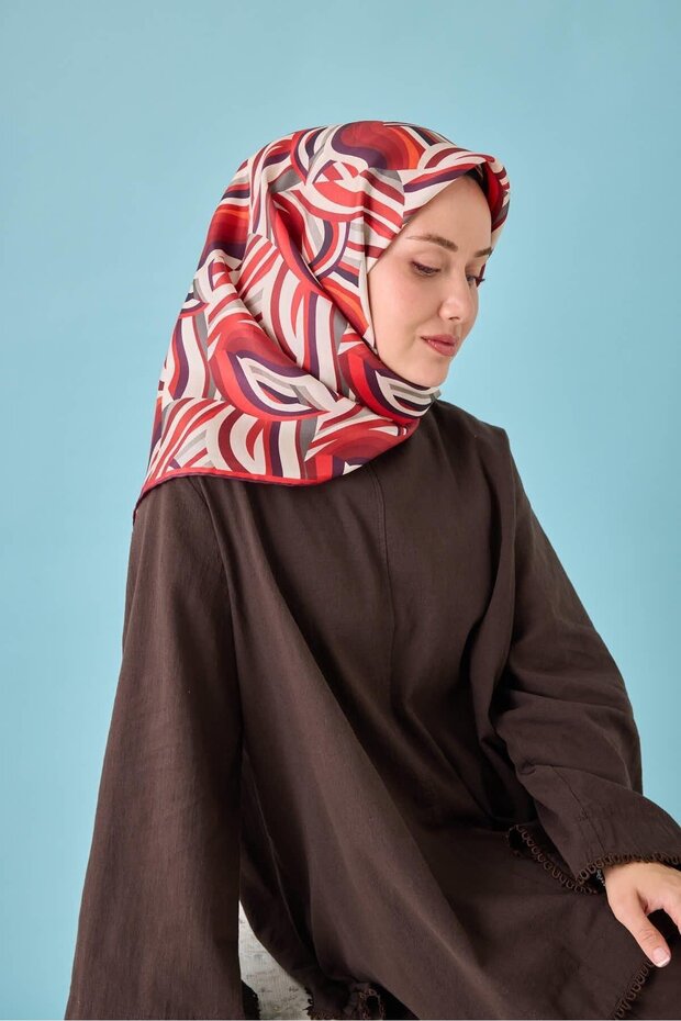 وشاح حرير تويل 11471-16
