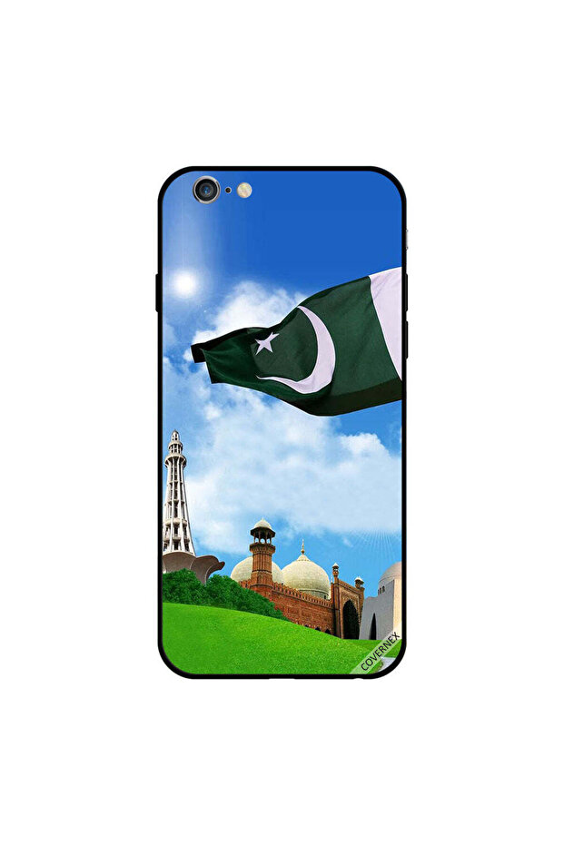 غطاء حماية لجهاز iPhone 6 Plus باللون الأخضر الباكستاني