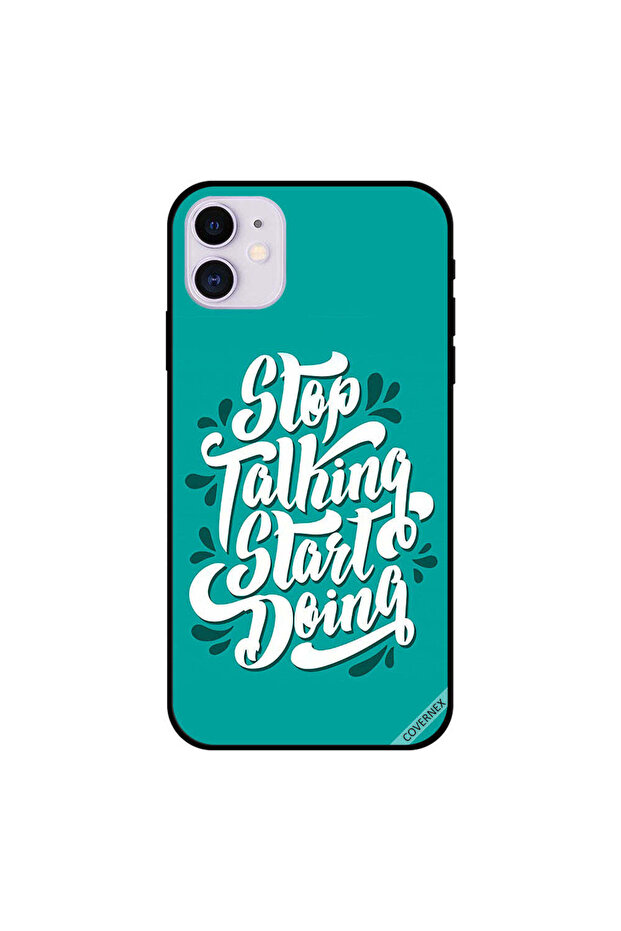 غطاء حماية لجهاز iPhone 11 - توقف عن الكلام وابدأ في الفعل - 1