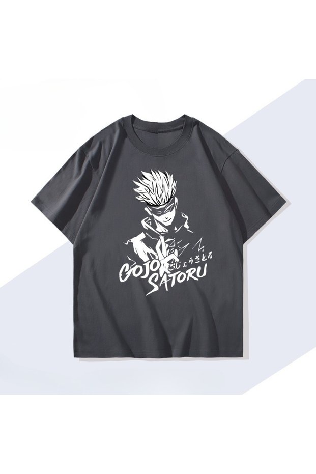 Anime Patterned Unisex Men's T-Shirt Jujutsu Kaisen Gojo Satoru