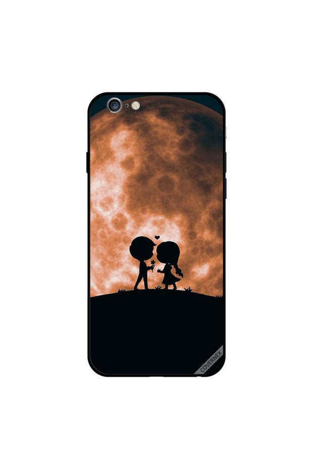 غطاء حماية لجهاز iPhone 6s بتصميم "حب تحت القمر"