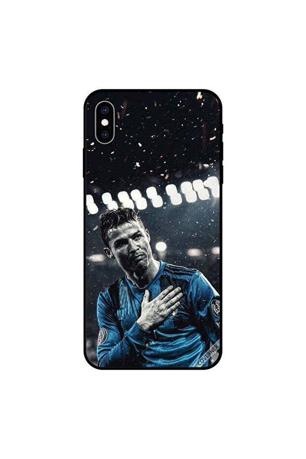 غطاء حماية لهاتف iPhone X رونالدو يشكر الجمهور على تسجيله هدفًا