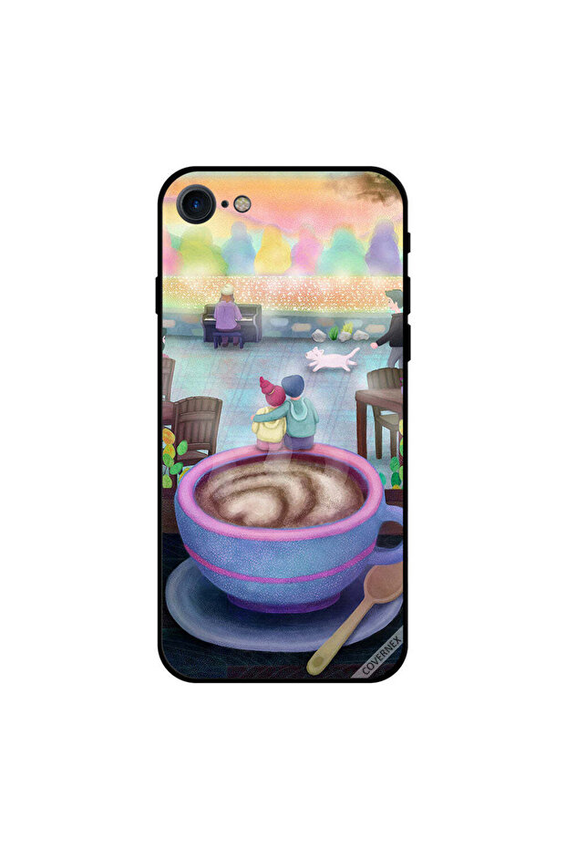غطاء حماية لجهاز iPhone 7 برسومات Love Bugs