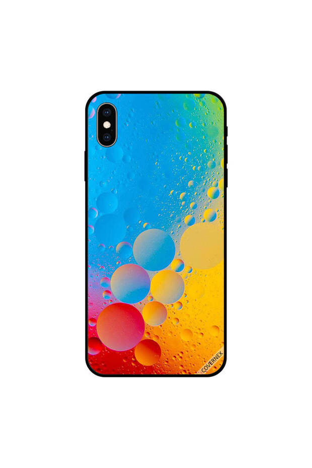 غطاء حماية iPhone X بألوان مائية