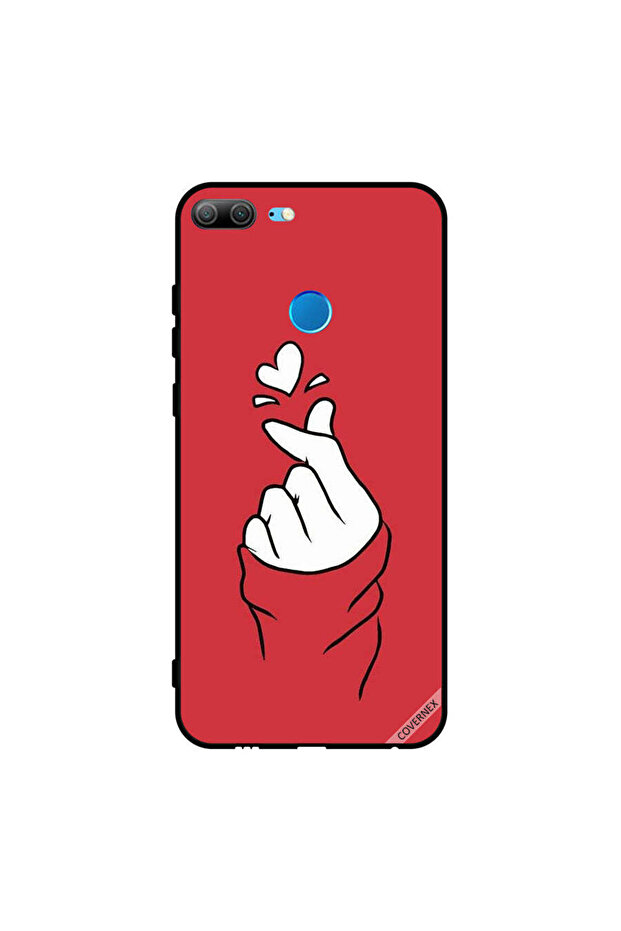 غطاء حماية لهاتف Honor 9 Lite Snap Love أحمر