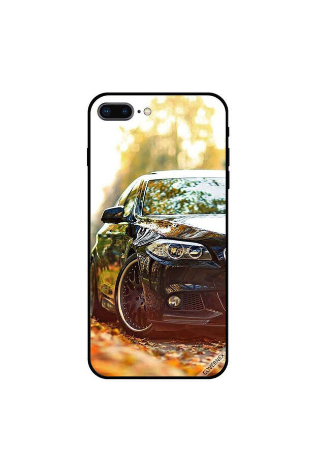 غطاء حماية لهاتف iPhone 7 Plus بتصميم سيارة لامعة