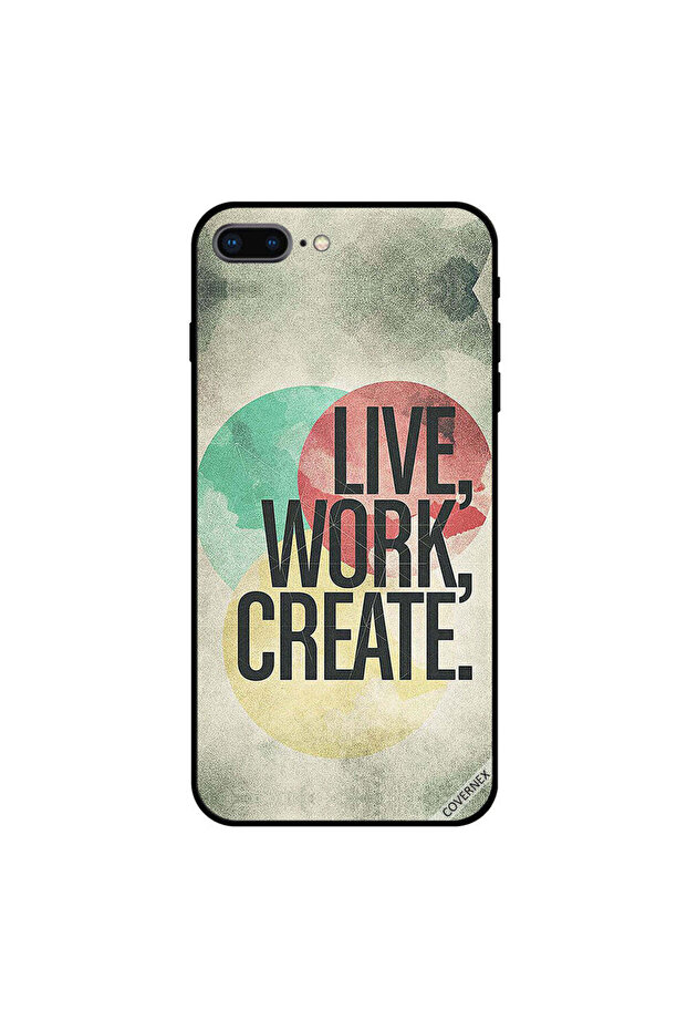 غطاء حماية لجهاز iPhone 7 Plus - Live Work Create - 1