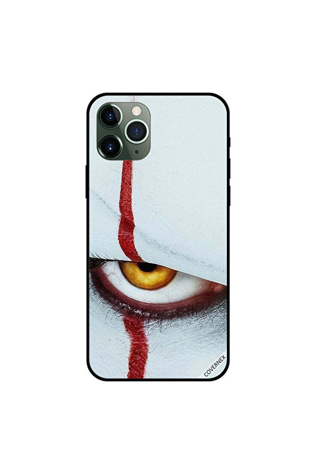غطاء حماية لجهاز iPhone 11 Pro Max بتصميم خط فوق العين