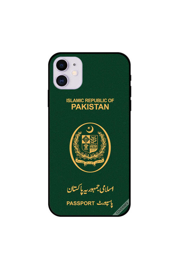 غطاء حماية لجهاز iPhone 11 بطبعة جواز سفر باكستاني