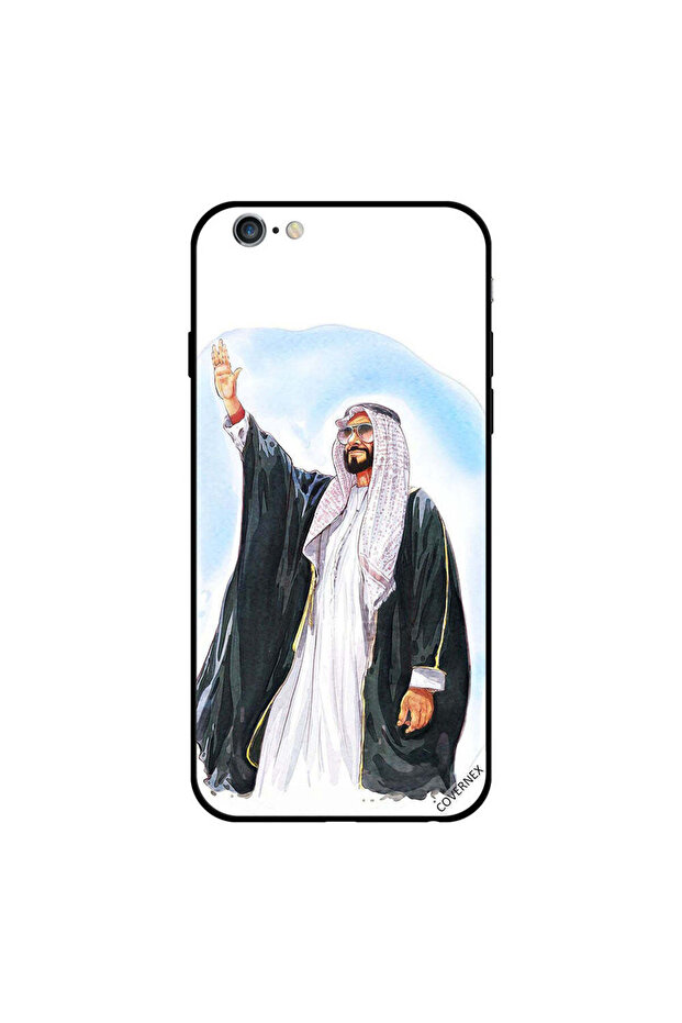 غطاء حماية لجهاز iPhone 6s Plus - رسمة زايد رايز - يده مرسومة
