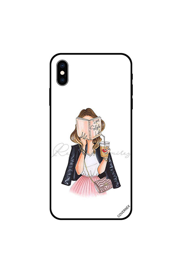 غطاء حماية لجهاز iPhone X - نمط حياة حب القراءة