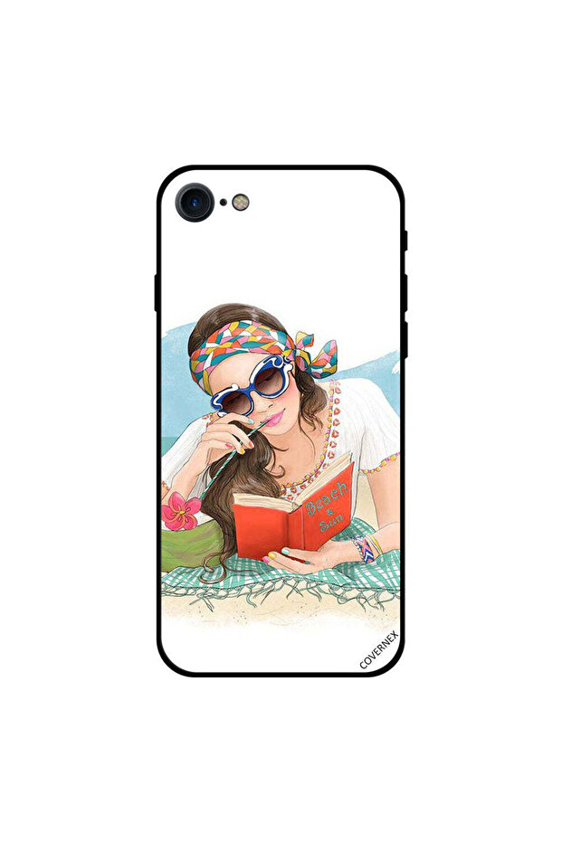 غطاء حماية لهاتف iPhone 8 - شاطئ وشمس