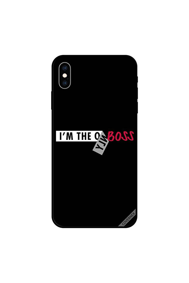 غطاء حماية لجهاز iPhone X أنا الرئيس