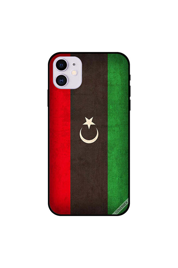غطاء حماية لجهاز iPhone 11 بعلم ليبيا العتيق