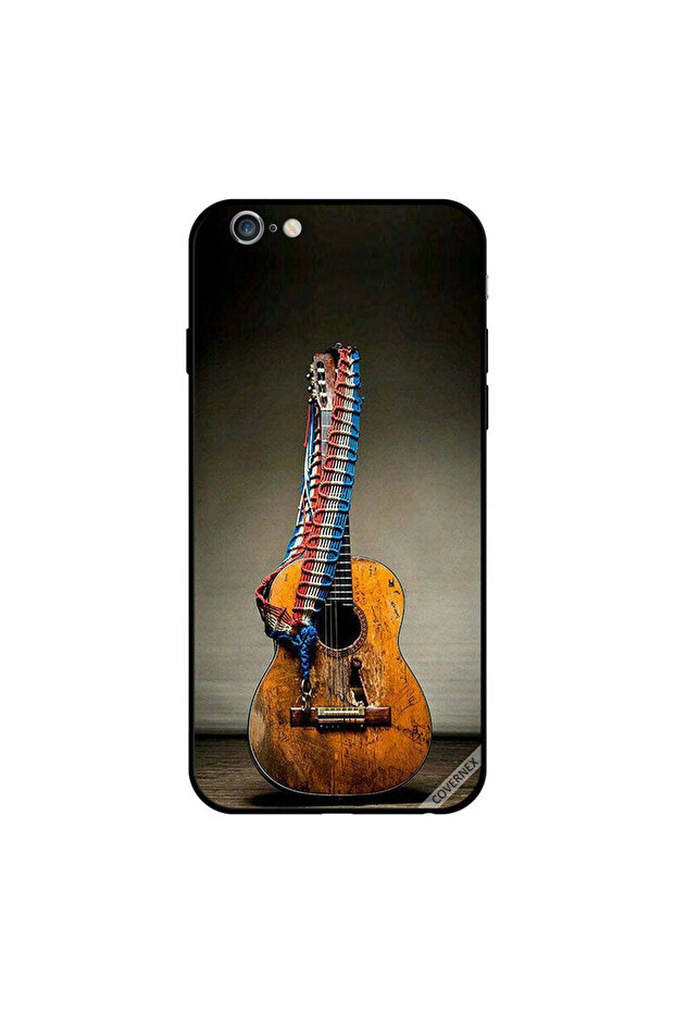 غطاء حماية لجهاز iPhone 6 Plus بتصميم جيتار قديم عتيق