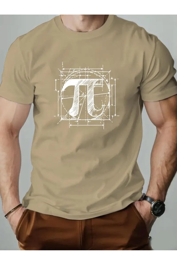 Pi Printed Oversize T-Shirt