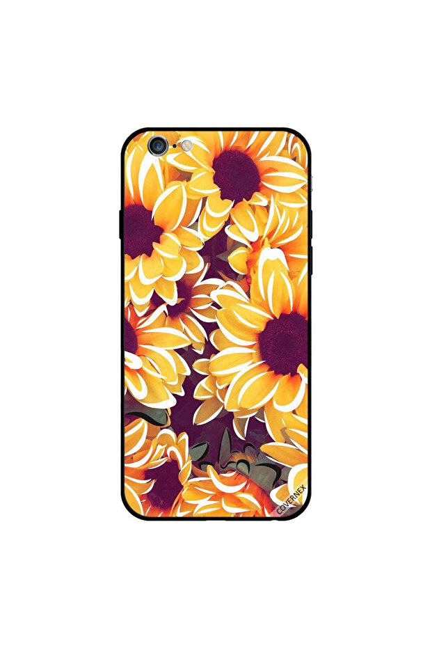 غطاء حماية لجهاز iPhone 6s Plus برسومات عباد الشمس
