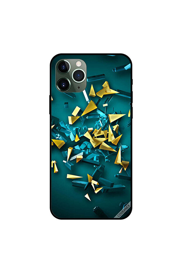 غطاء حماية لجهاز iPhone 11 Pro Max - قطع مكسورة