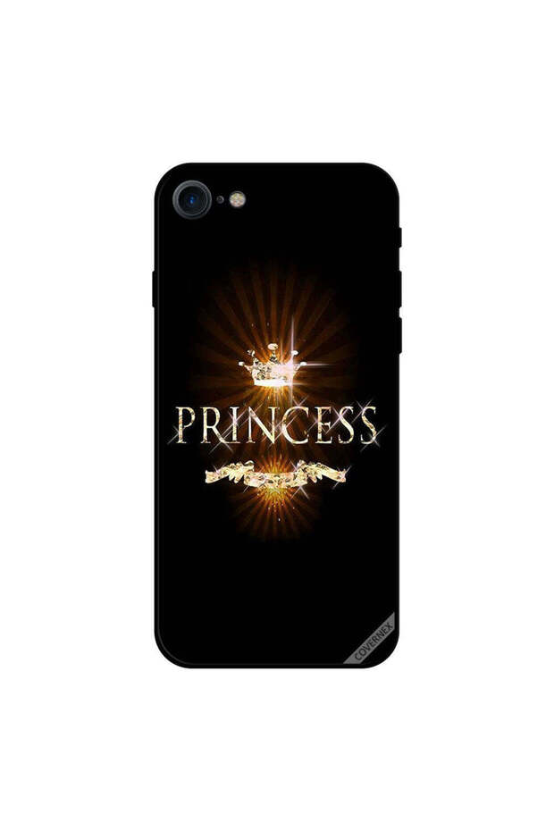 غطاء حماية لجهاز iPhone 8 بإضاءة الأميرة