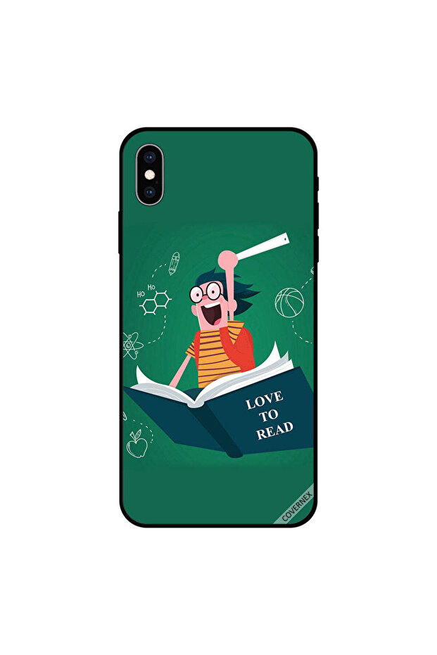 غطاء حماية iPhone X "أحب القراءة"