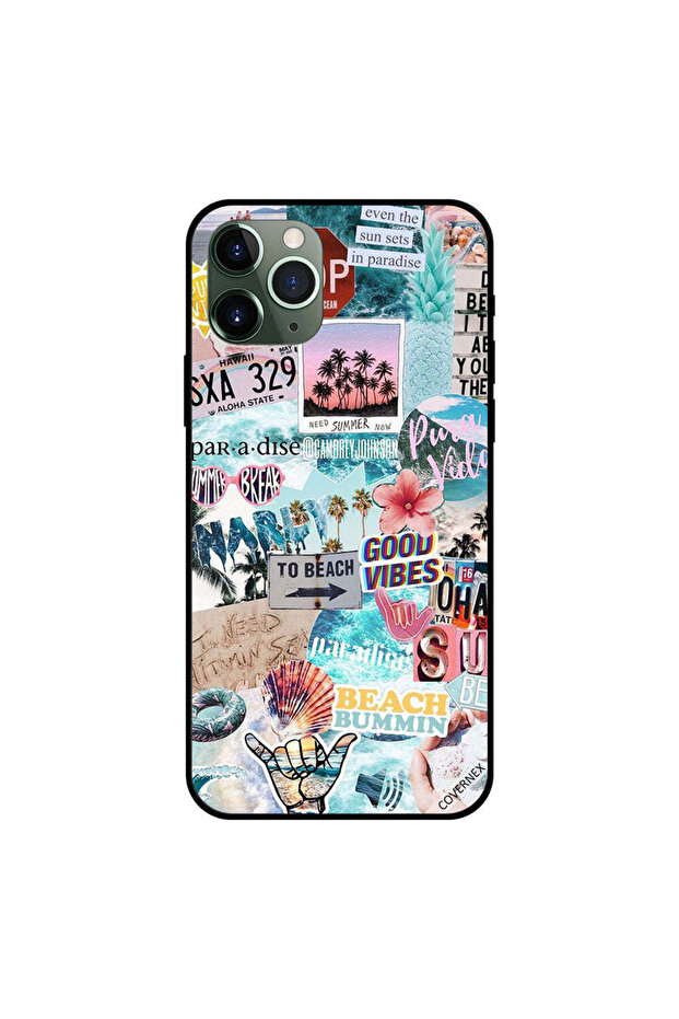 غطاء حماية لجهاز iPhone 11 Pro Max بتصميم Beach Good Vibes