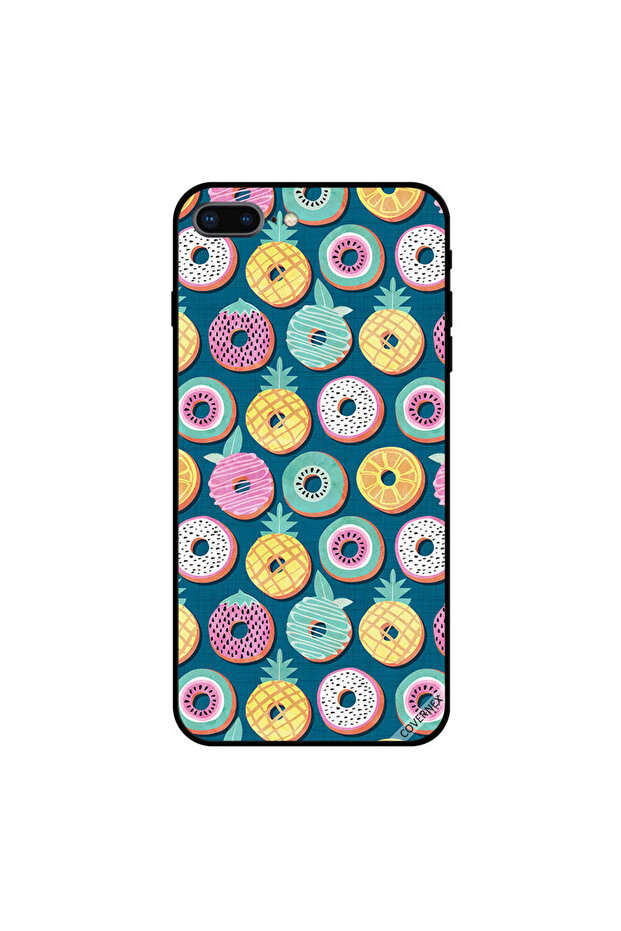 غطاء حماية لجهاز iPhone 7 Plus بنمط دونات - 1