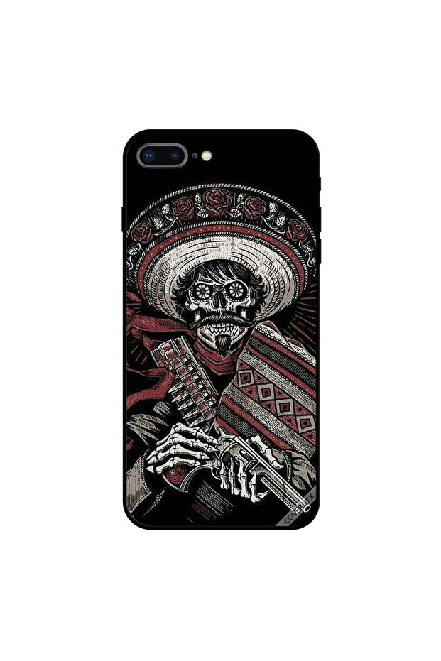 غطاء حماية لجهاز iPhone 8 Plus بتصميم مسدس تحميل - 1