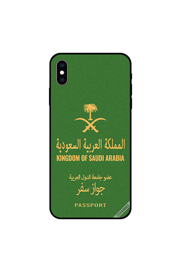 غطاء حماية لجهاز iPhone XS جواز سفر المملكة العربية السعودية 2