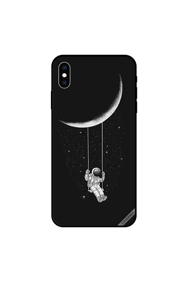 غطاء حماية لجهاز iPhone XS MAX بتصميم Moon Swing
