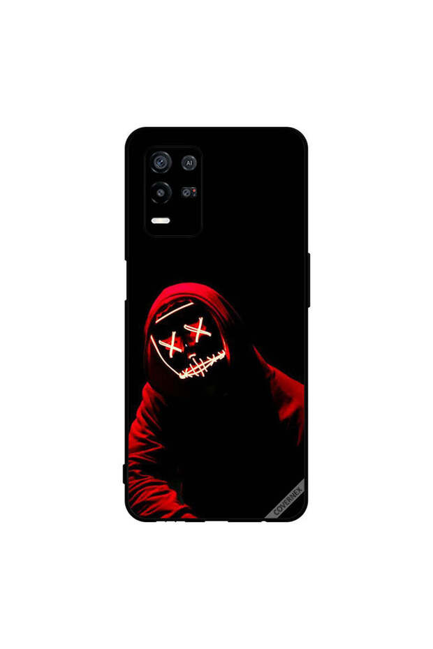 غطاء حماية لهاتف Oppo K9x قناع الهالوين