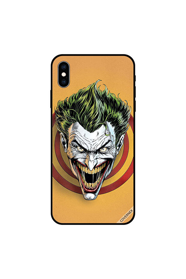 غطاء حماية لجهاز iPhone X يضحك ويضحك